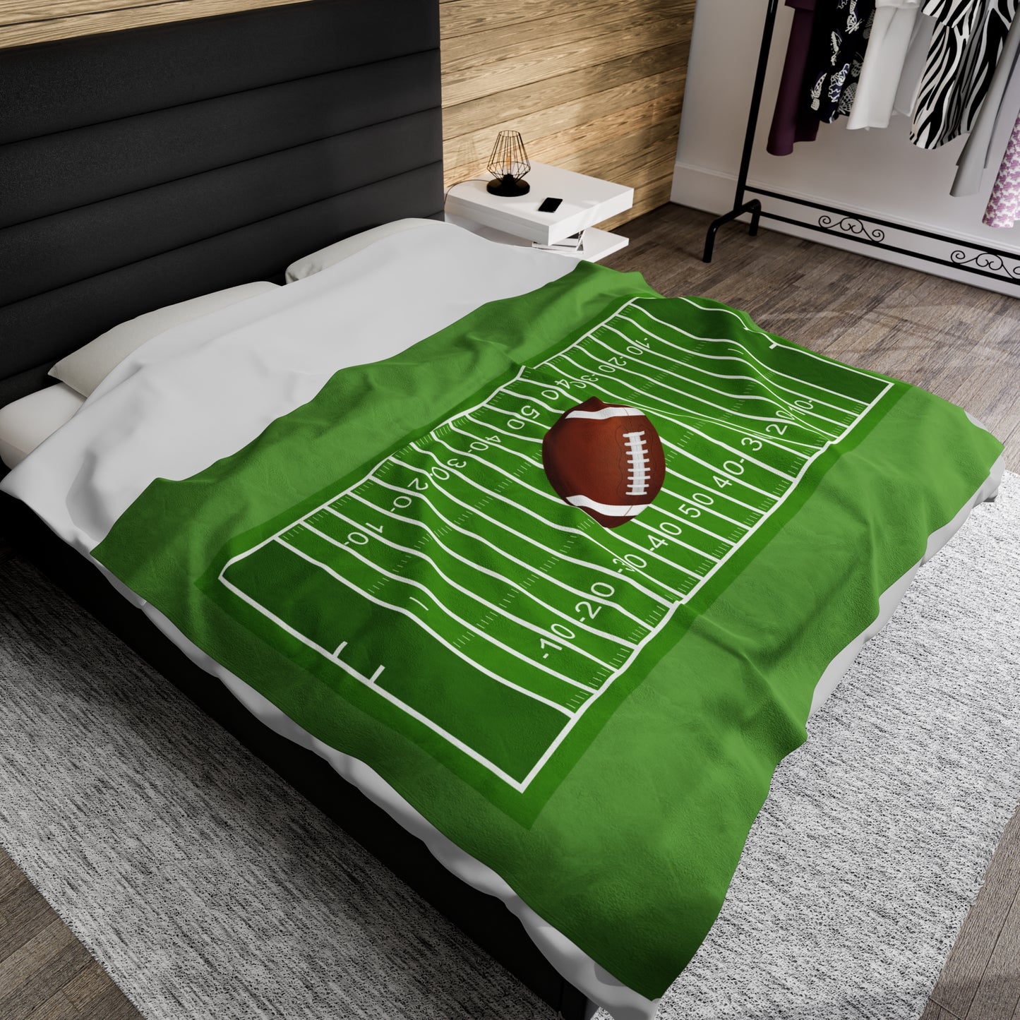 Football Blanket Velveteen Plush Blanket Cozy Blanket