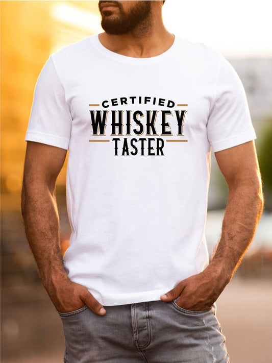 Certified Whiskey Taster Crew Neck Softstyle Tee Shirt