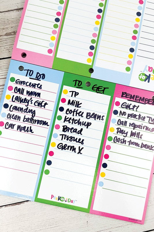 Peek at the Day Non-dated Planner Pad