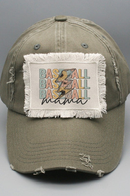 Fall Hat Baseball Mama Sunflower Bolt