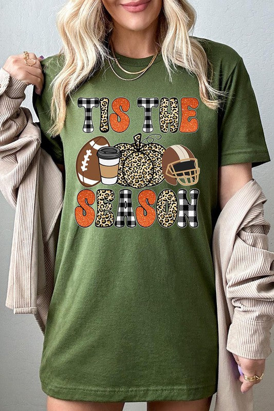 Tis The Season Football Short Sleeve Shirt