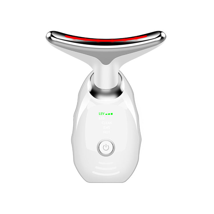 Neck Face Lift LED Beauty Device, Skin Care Facial Massager, 3 In 1 Portable Face Massager For Skin Care, Face Sculpting Tool, Vibration, Thermal, Microcurrent