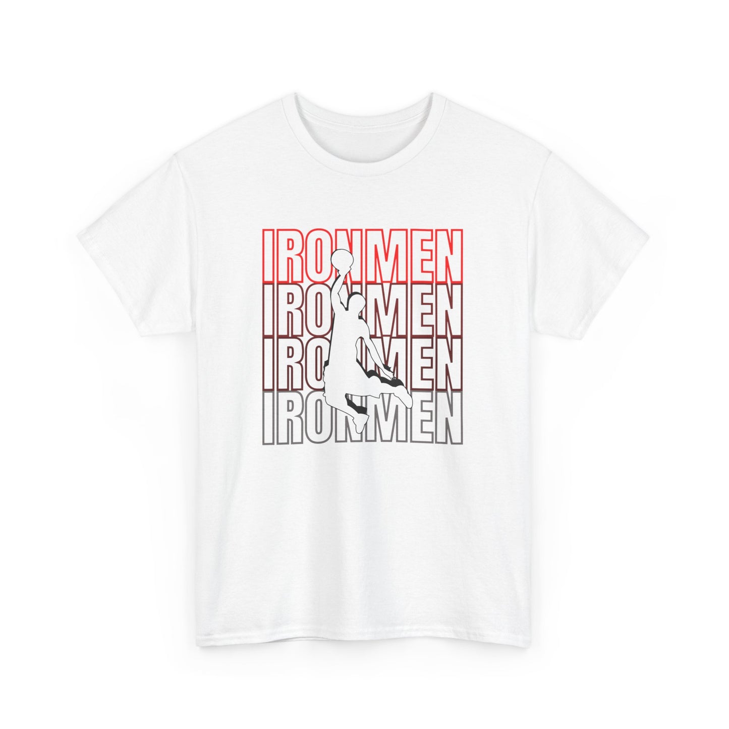 Ironmen Basketball Shirt Unisex Cotton Tee Basketball Shirt