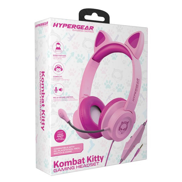 HyperGear Kombat Kitty Kids Gaming Headset