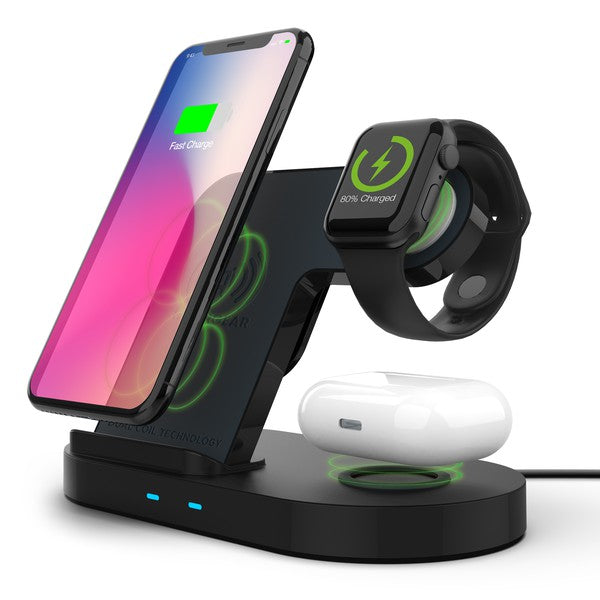 Hypergear 3-in-1 Wireless Charging Dock Phone Charger