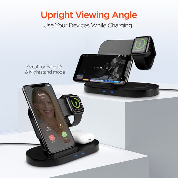 Hypergear 3-in-1 Wireless Charging Dock Phone Charger