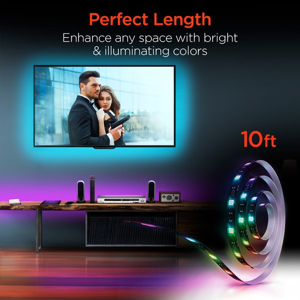 HyperGear HyperNova LED Strip Lights Multi-Color