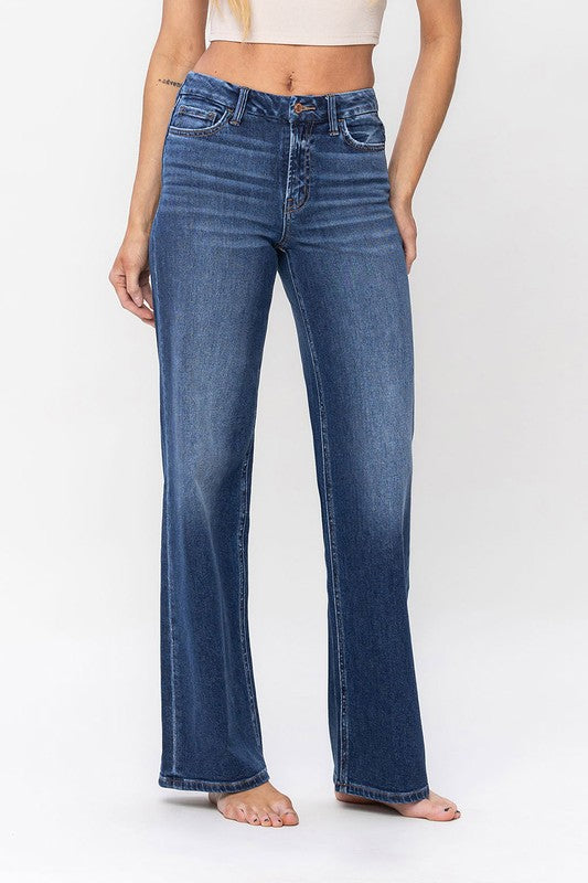 Flying Monkey High Rise Loose Fit Jeans