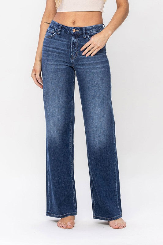 Flying Monkey High Rise Loose Fit Jeans