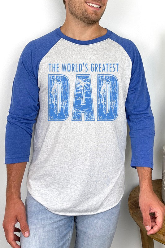 Father's Day The Worlds Greatest Dad Raglan