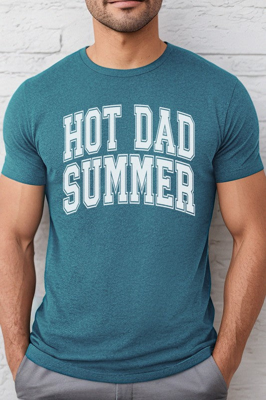 Hot Dad Summer The Cool Dad Graphic Tee Shirt