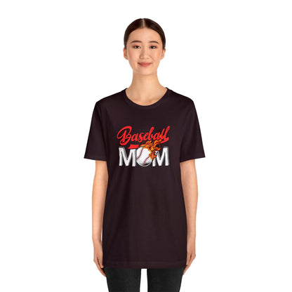 Baseball Mom Shirt, Baseball Shirt Jersey Short Sleeve Tee