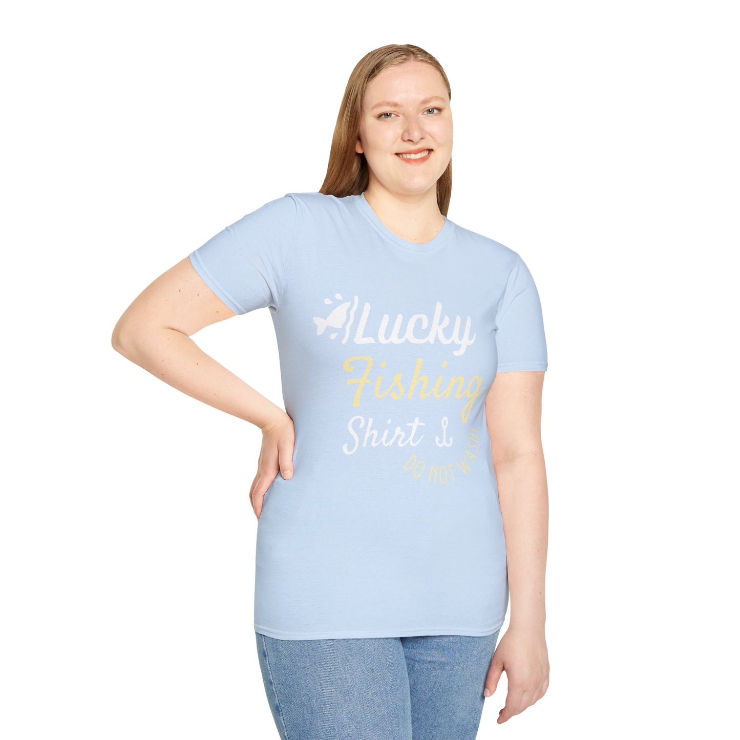 Lucky Fishing Shirt Unisex Softstyle T-Shirt