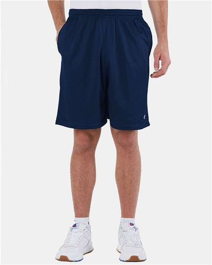 Champion Polyester Mesh 9" Shorts with Pockets