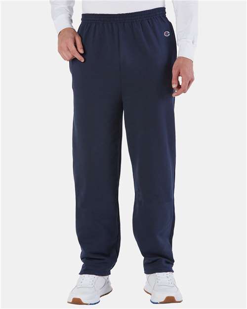 Champion Powerblend® Open-Bottom Sweatpants with Pockets