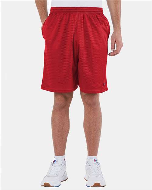 Champion Polyester Mesh 9" Shorts with Pockets