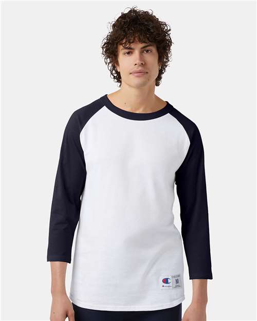 Three-Quarter Raglan Sleeve Baseball T-Shirt