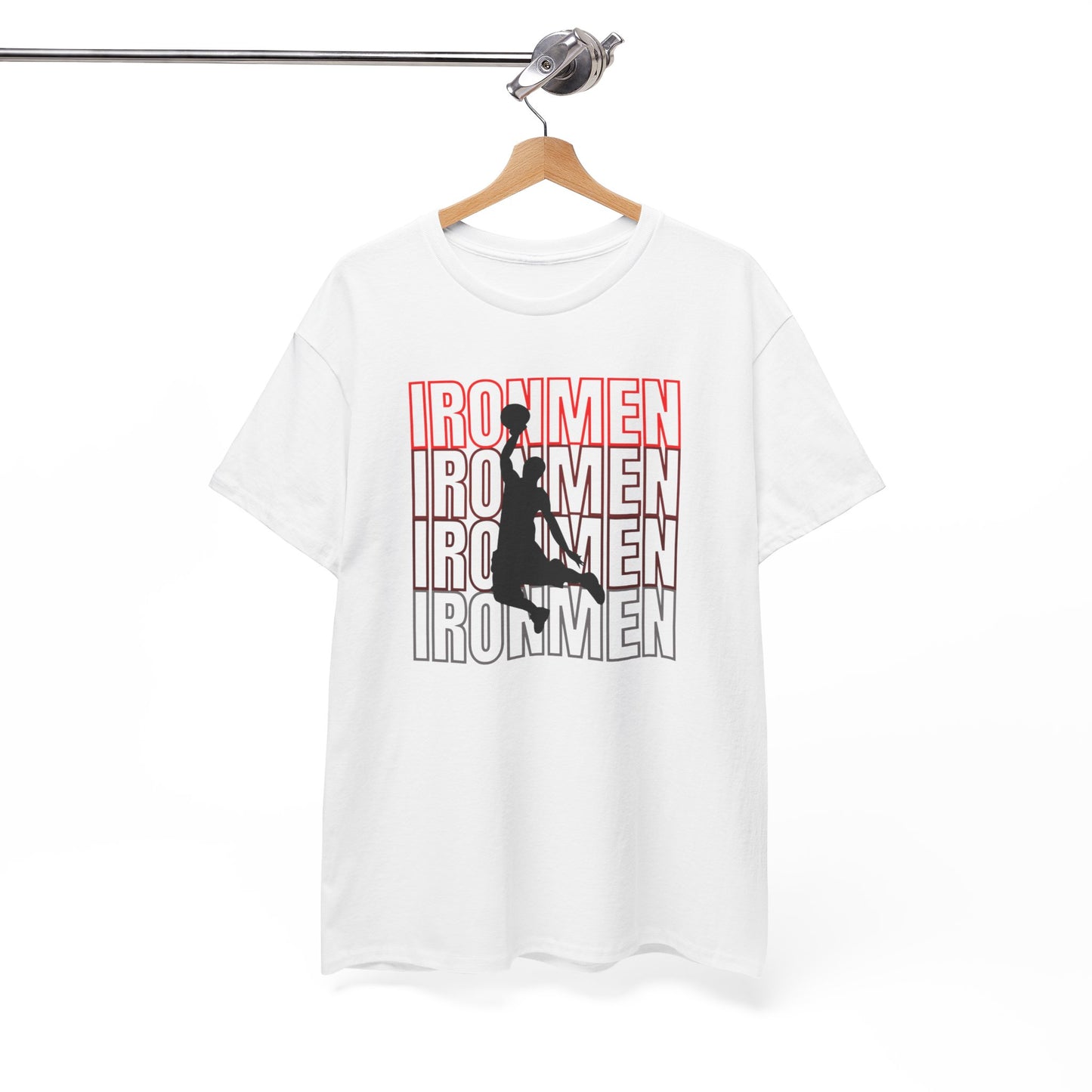 Ironmen Basketball Shirt Unisex Cotton Tee Basketball Shirt