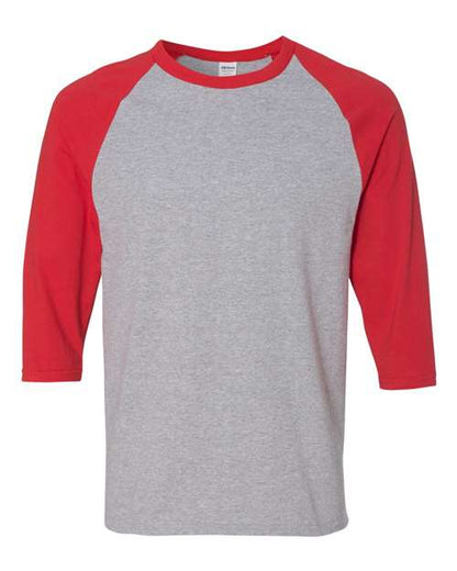 Heavy Cotton™ Raglan Three-Quarter Sleeve T-Shirt