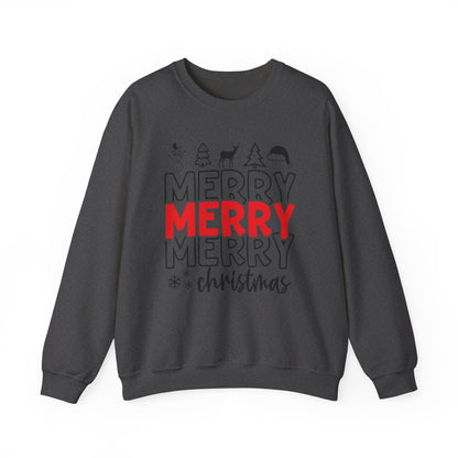 Merry Christmas Crewneck Unisex Sweatshirt Christmas Sweater Holidays Gift