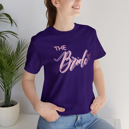 The Bride Shirt Bachelorette TShirt Jersey Short Sleeve Tee