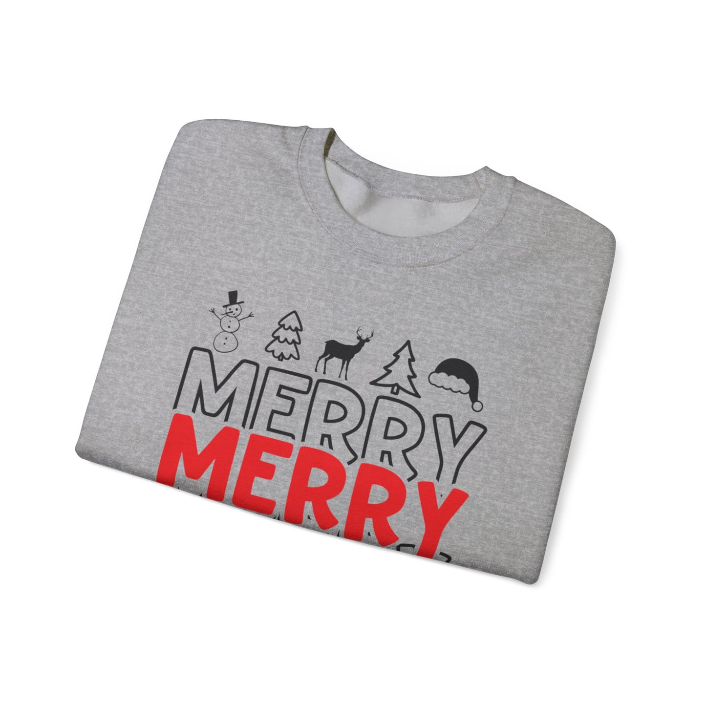 Merry Christmas Crewneck Unisex Sweatshirt Christmas Sweater Holidays Gift