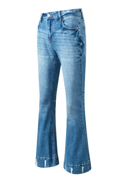 SYNZ Cat's Whisker Bootcut Jeans with Pockets