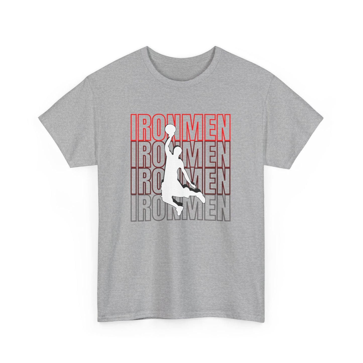 Ironmen Basketball Shirt Unisex Cotton Tee Basketball Shirt