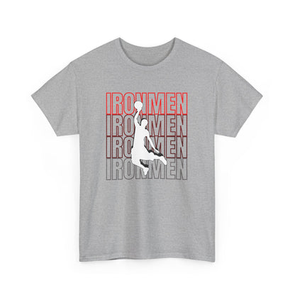 Ironmen Basketball Shirt Unisex Cotton Tee Basketball Shirt