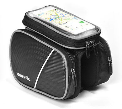 Bicycle Saddle Bag Bike Front Beam Bag Mobile Phone Touch Screen Bag Riding Equipment