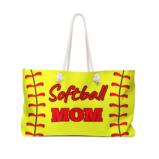 Softball Mom Weekender Bag Softball Tote Bag