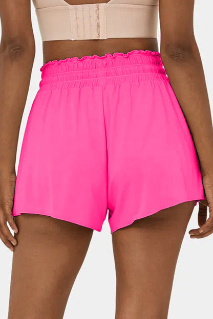 Drawstring Swim Shorts with Pockets