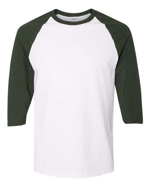 Heavy Cotton™ Raglan Three-Quarter Sleeve T-Shirt