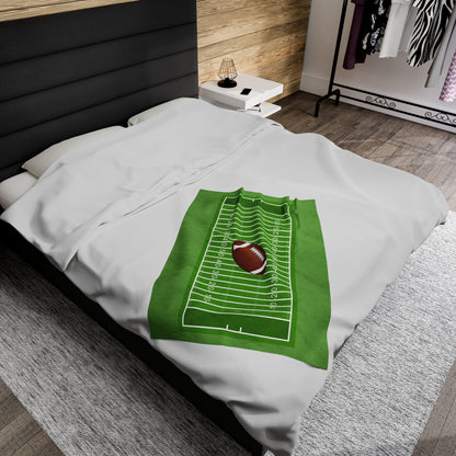 Football Blanket Velveteen Plush Blanket Cozy Blanket