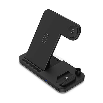 Wireless Charger Charging Station: 4 in 1/ 3 in 1 Charger Stand Compatible with Iphone 15 14 Pro Max Iphone 13 12 11 - Watch Series 8 7 6 5 4 3 2 Se - Airpods 3 2 Pro