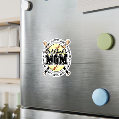 Softball Mom Vinyl Decals Softball Stickers