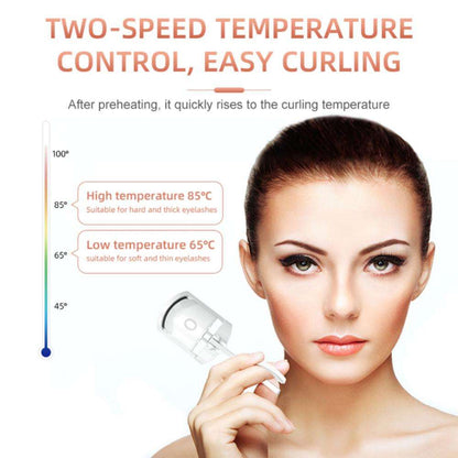 Electric Eyelash Curler Lasting Shaping Electric Perm Eyelash Curler Charging Heating Electric Perm Eyelash Curler