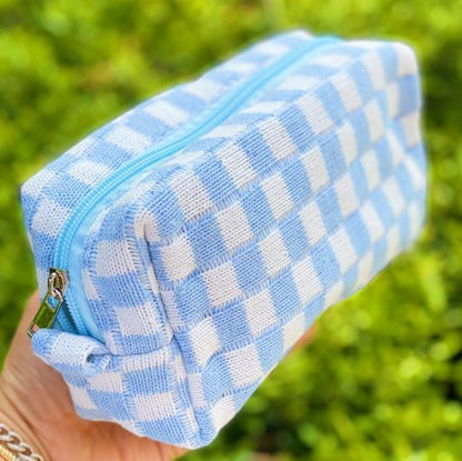 Check Yourself Cosmetic Bag Makeup Travel Bag