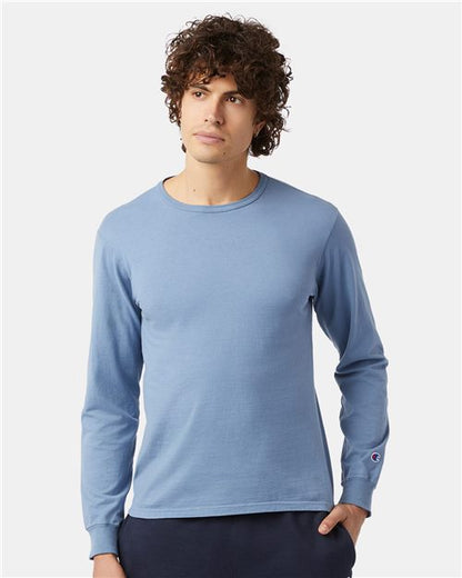 Garment-Dyed Long Sleeve T-Shirt