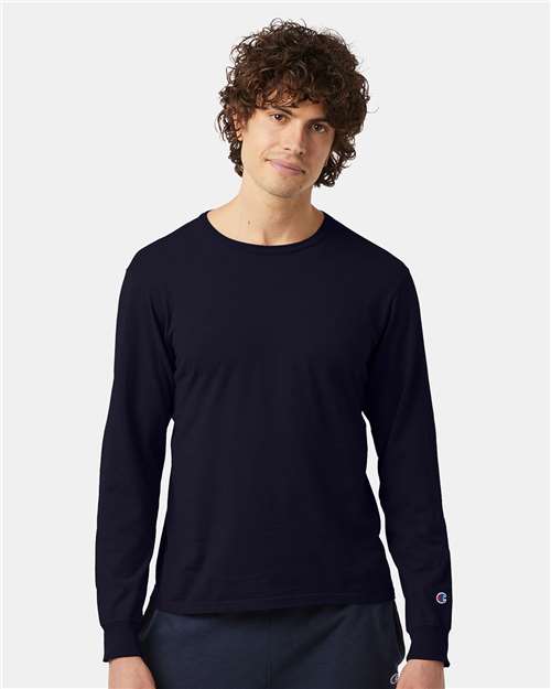 Garment-Dyed Long Sleeve T-Shirt