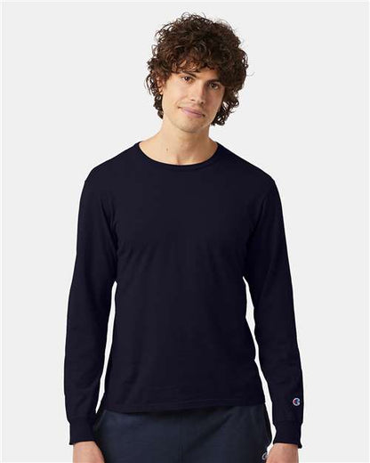 Garment-Dyed Long Sleeve T-Shirt