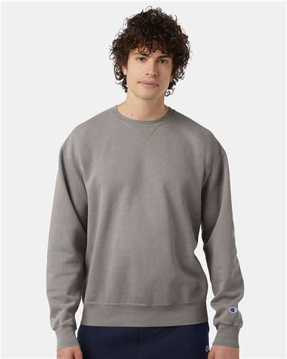 Champion Garment-Dyed Crewneck Sweatshirt