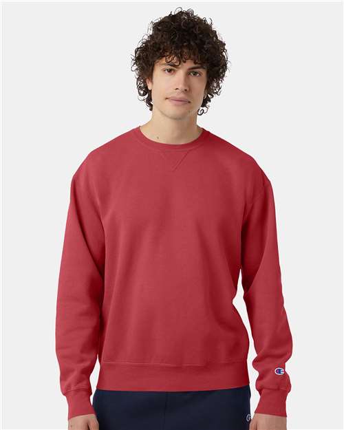 Champion Garment-Dyed Crewneck Sweatshirt