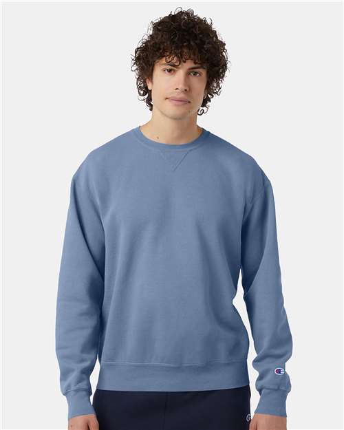 Champion Garment-Dyed Crewneck Sweatshirt