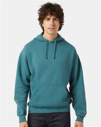 Champion Garment-Dyed Hooded Sweatshirt