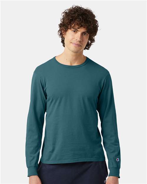 Garment-Dyed Long Sleeve T-Shirt