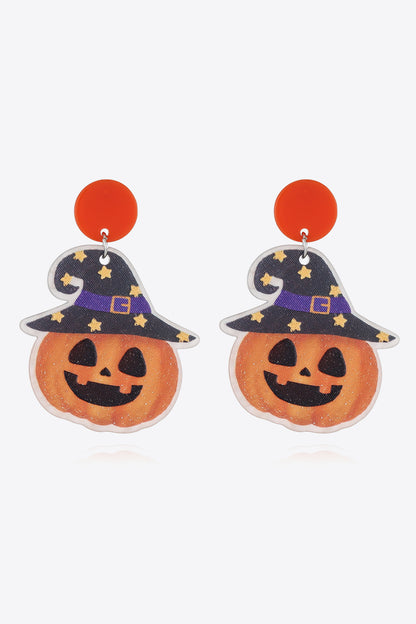 Halloween Theme Earrings Skeleton Ghost Pumpkin Earrings