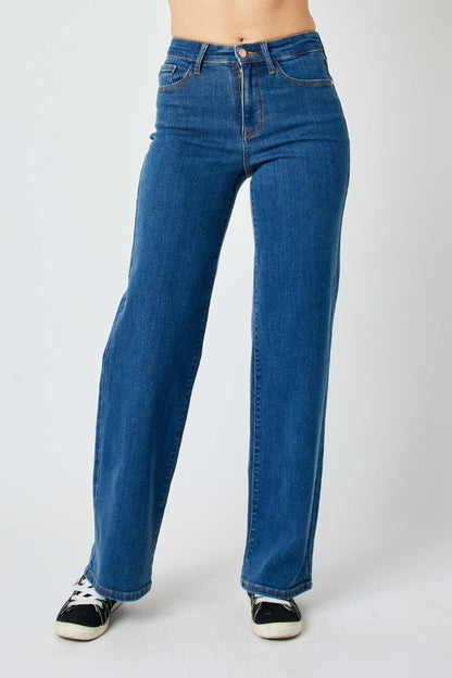 Judy Blue Full Size High Rise Straight Jeans - 82553