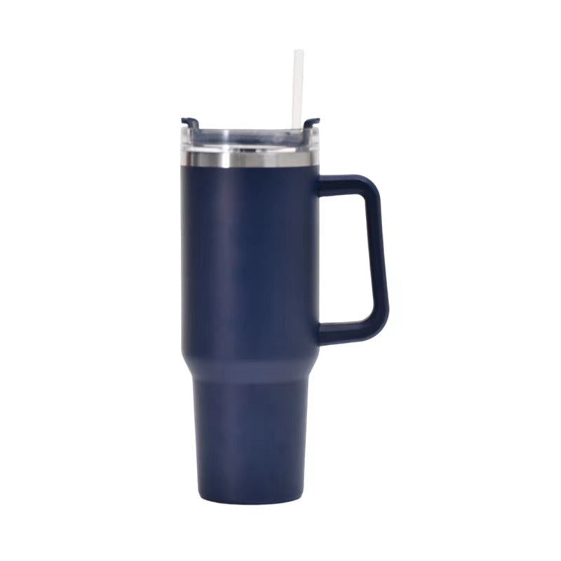 Stainless Steel Tumbler Insulated Cup 40oz Straw Lid Coffee Mug