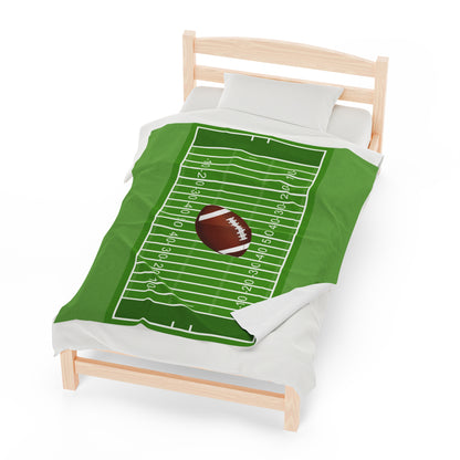 Football Blanket Velveteen Plush Blanket Cozy Blanket